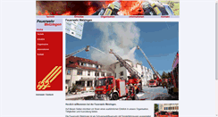 Desktop Screenshot of feuerwehr-metzingen.de