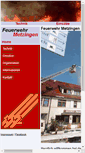 Mobile Screenshot of feuerwehr-metzingen.de